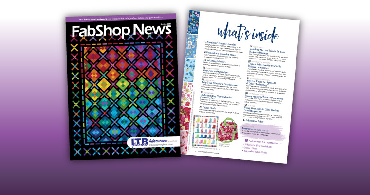 FabShop News, October 2024 Edition, Issue 162